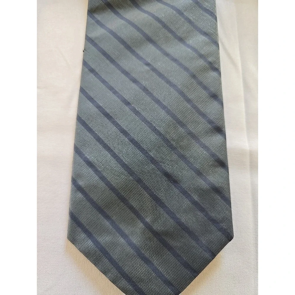 Vintage Kenneth Cole Reaction Silk Tie Lot of 3 Blue Green Tan‎ Men's